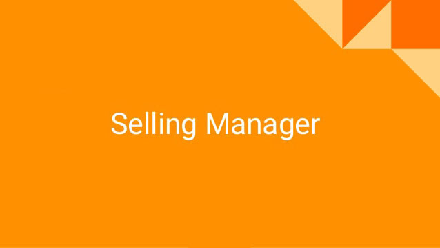 Selling Manager